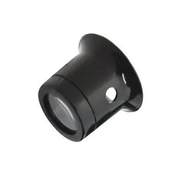 

Black Round 10X Eye Loupe Jeweler Eyepiece Diamond Magnifying Glass Lens