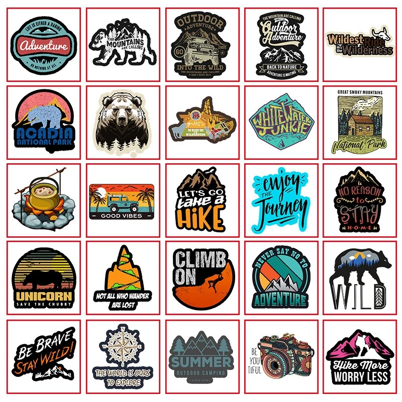 Stickers Kids Toys Laptop Motorcycle Space Unicorn Sticker Scrapbook Skateboard Graffiti Waterproof Stickers Pack 50pcs/Lot