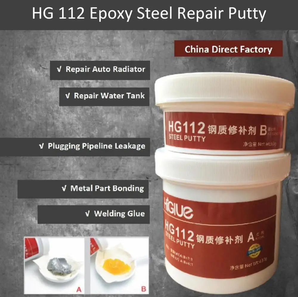 Epoxy Metal Repair Putty Epoxy Steel Putty Metal Bond Glue Patch And