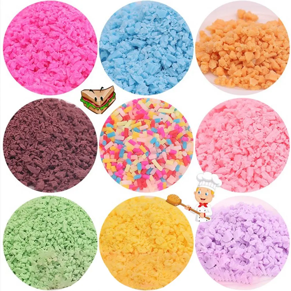 DIY Красочные резиновая имитация Fimo Полимерная глина крем гелевый клей для чистки DIY Имитация пищи орнамент хлеб крошки красота