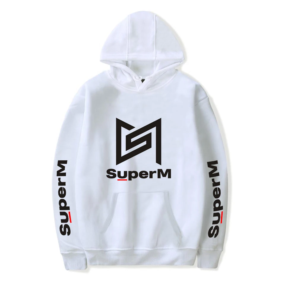 Dropshopping Frdum Tomme Корейская группа super M 2D с капюшоном Женская/Мужская популярная одежда Harajuku повседневные толстовки Kpop Толстовка