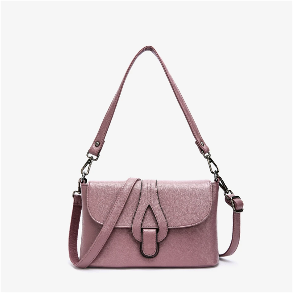 Новинка, маленькие женские сумки через плечо для женщин,, с клапаном, Sac Bolsa Feminina, кожаные роскошные сумки, женские сумки, дизайнерские - Цвет: Purple