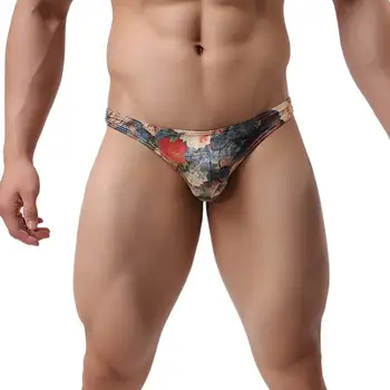 

New 2019 Breathable Mesh Soft Men's Boxers Four Corner Underwear Sexy Male Underpants мужское нижнее белье