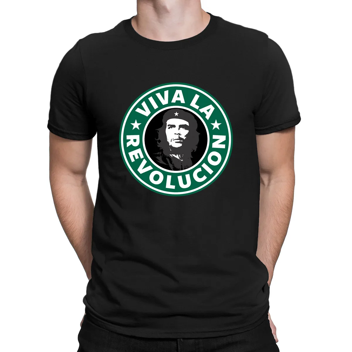 Che Viva La Revolucion футболки Дешевые брендовые классические мужские футболки с круглым вырезом в стиле хип-хоп