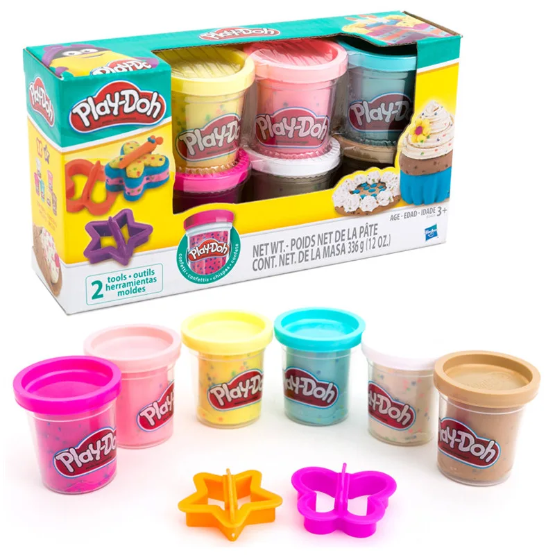 Оригинальная Hasbro плей до Монтессори игрушки slime Радуга разноцветный Пластилин игрушки для детей, подарок на день рождения