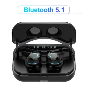 

G08 Bluetooth 5.1 Earphone Touch Control Wireless Headphons HiFi IPX7 Waterproof Earbuds Headset With LED Display Charging Box