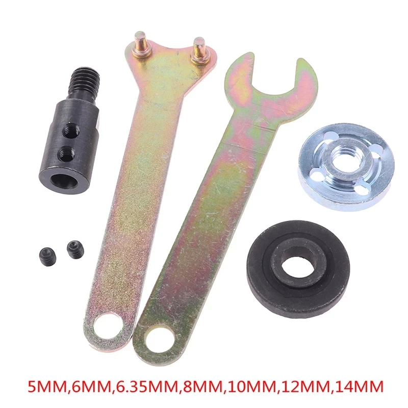 Saw Blade Adapter M10 5/8/10/12/14/16mm Drill Spindle Chuck Adapter Grinding Polishing Motor Shaft Connecting Rod Sleeve New!