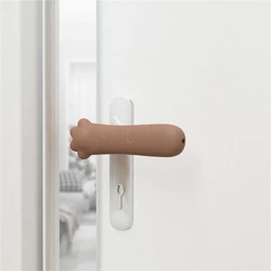 Poignée de porte en Silicone pour enfants, couvercle de protection, silencieux, Anti collision, antistatique 