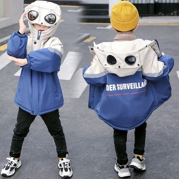 

Baby Boy Winter Jackets 2019 Kids Hooded Outerwear Down & Parkas Coat Clothes for Teen Boys 3 5 6 7 8 9 10 11 12 Years Old