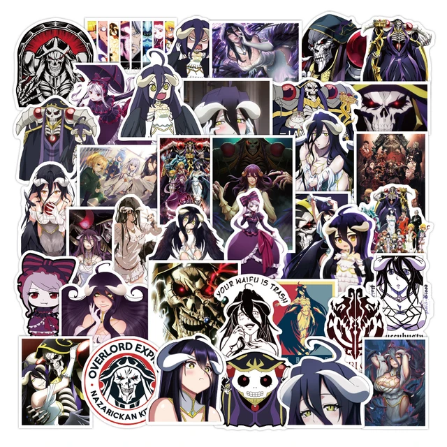 10/50Pcs Vintage Anime Overlord Retro Stickers For Home Living Room  Decoration Kraft Stickers Painting Stickers Decals - AliExpress