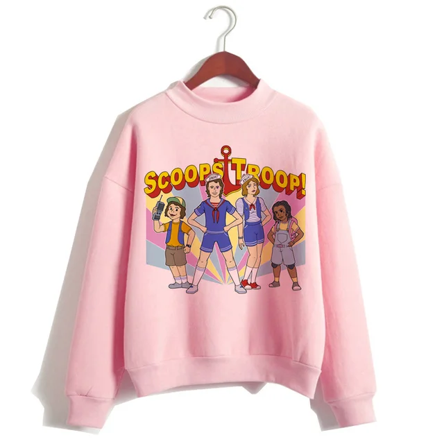 Sudadera con capucha de Stranger TEMPORADA 3 para mujer, de dibujos animados, harajuku, Stranger Thing, kawaii, ulzzang|Sudaderas con capucha y sudaderas| - AliExpress