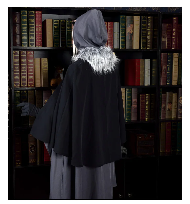 Чехол Lord El-Melloi II, серый костюм для косплея, униформа на Хэллоуин, рубашка+ юбка+ плащ+ перчатки+ носки, S-XL