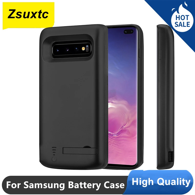 Чехол-аккумулятор для Samsung Galaxy S8 Plus S9 S10 S10e Note 8 9 10 S20 FE + S21 20 10000 мАч |