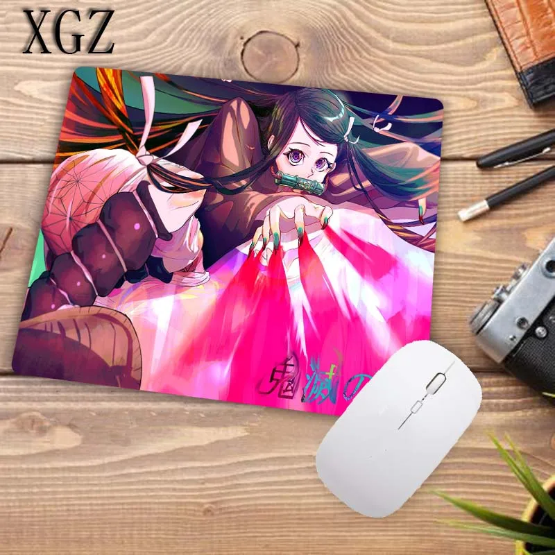 XGZ Высокое качество аниме Kimetsu No Yaiba DIY Дизайн коврик для игровой мыши маленький размер коврик для мыши клавиатуры коврик 22X18 см Большой акция