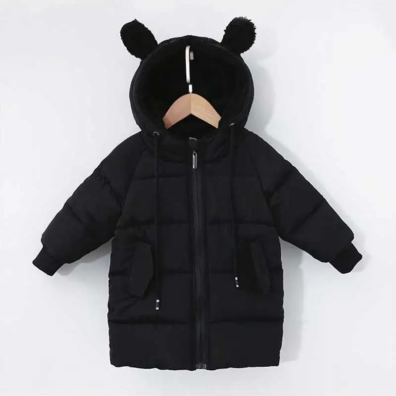 Куртки для девочек детское пальто для мальчиков детская зимняя верхняя одежда и пальто повседневная одежда для маленьких девочек осенне-зимние парки 1, 2, 3, 4, 5, 6, 7 лет