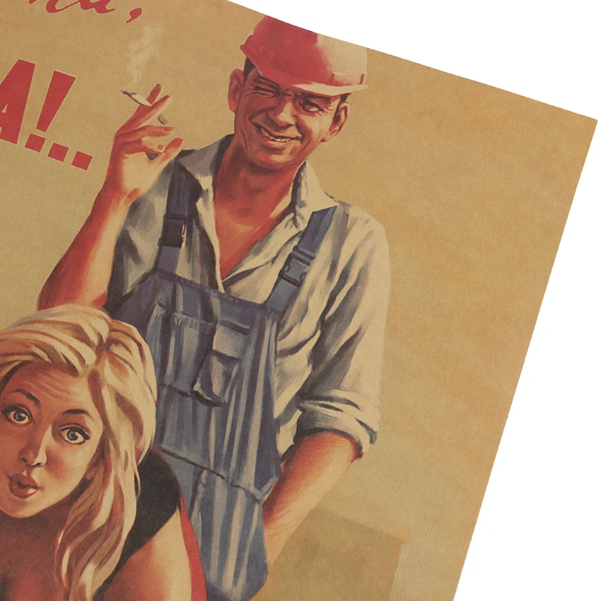 TIE LER Вторая мировая война сексуальный постер с девушкой для дома Наклейка на