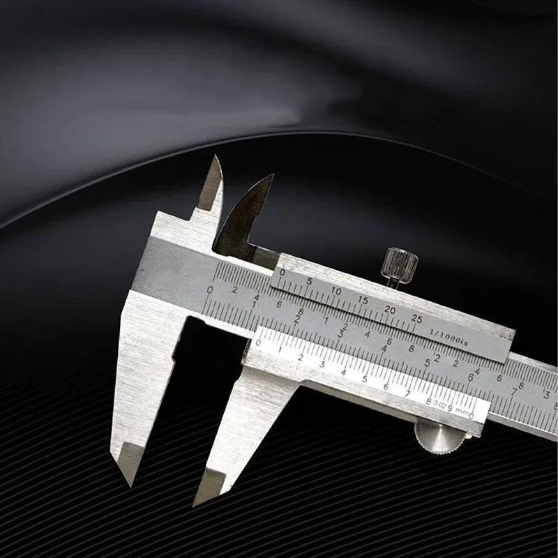 150mm Mechanical Vernier Caliper Male And Female Double System Stainless Steel Caliper Measuring Instrument DIY Woodworking Tool