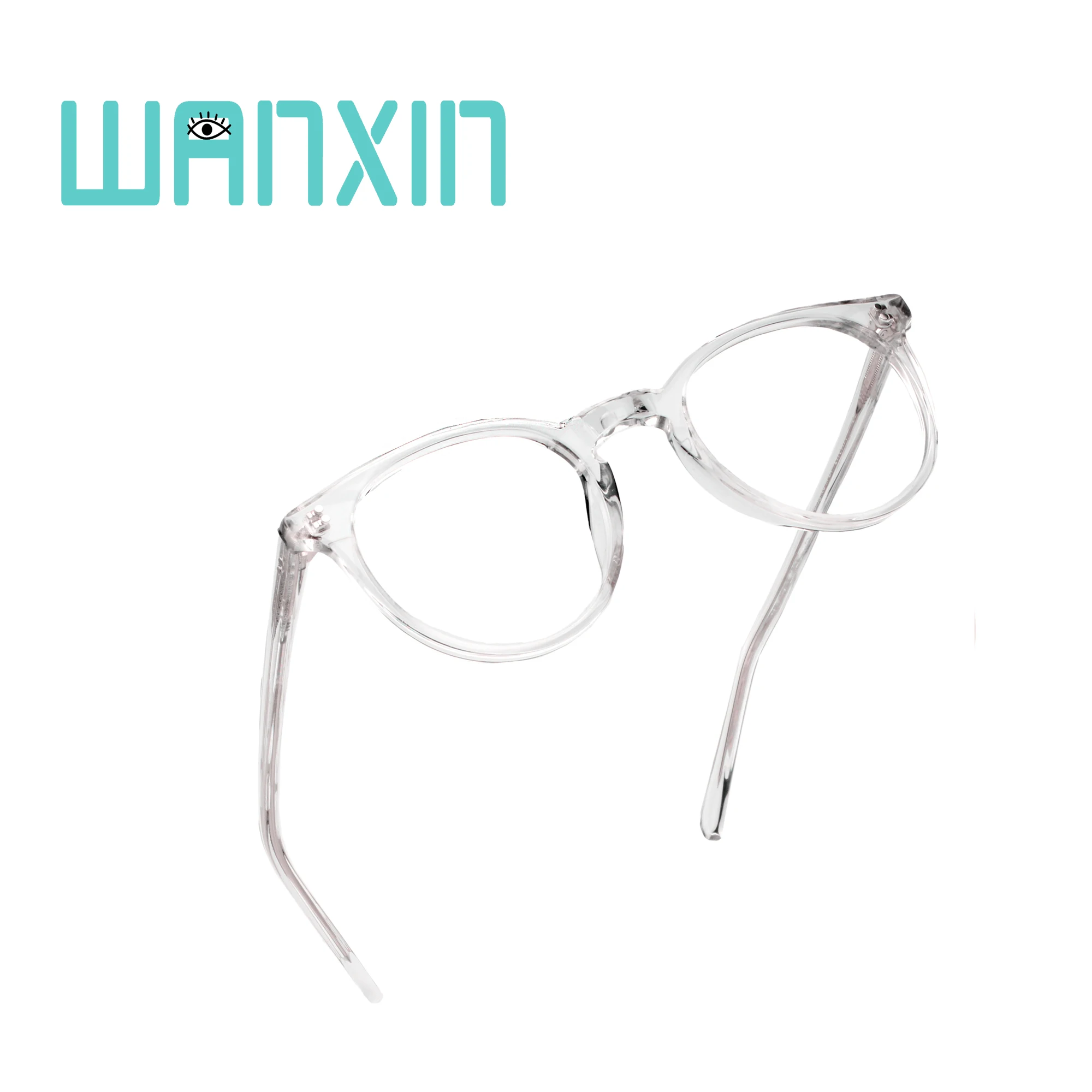 clear Wanxin очки для чтения anti Bue Ray, фильтр для блокировки УФ головная боль игровые очки - Цвет оправы: clear