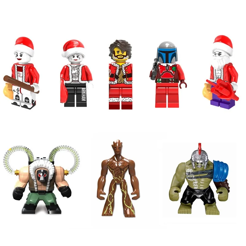 

New Christmas and Halloween festival Gift Joker Harley Quinn Building Blocks Model Compatible With Figures Toys