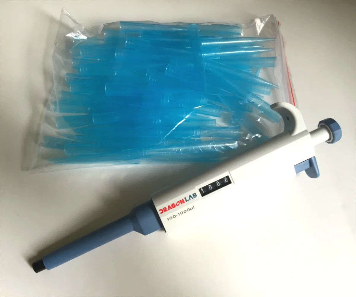 Pipette TopPette Dragon lab одноканальная Механическая Пипетка с регулируемым объемом 20