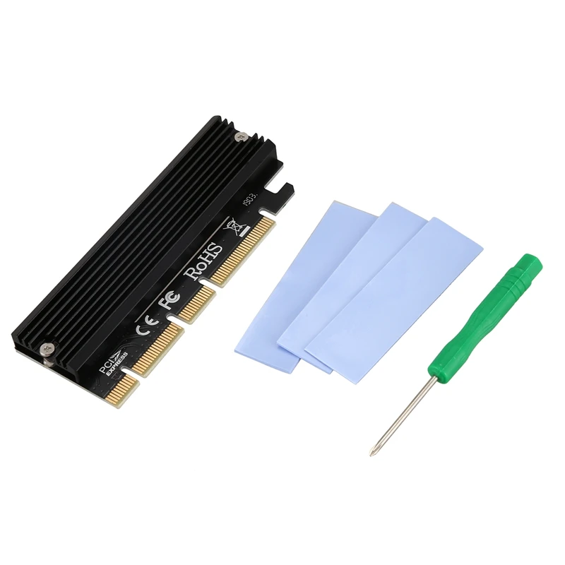 M.2 Nvme Ssd Ngff к Pcie 3,0X16 адаптер M ключ интерфейсная карта+ радиатор поддержка Pci Express 3,0X4 Размер 2230-2280 M.2 полный Spe