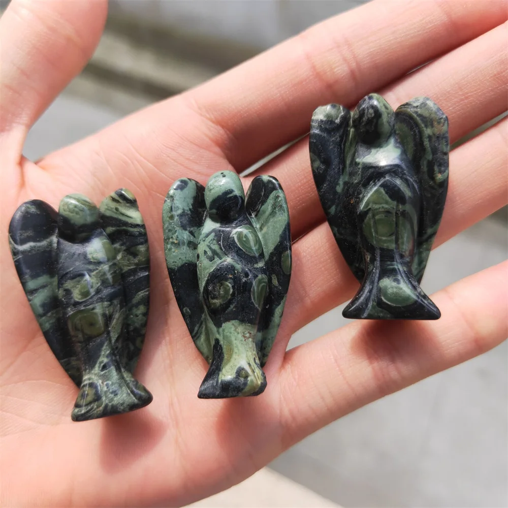 

Кристалл Павлиньего глаза резной Ангел натуральный кристалл исцеление Чакра Баланс Медитация