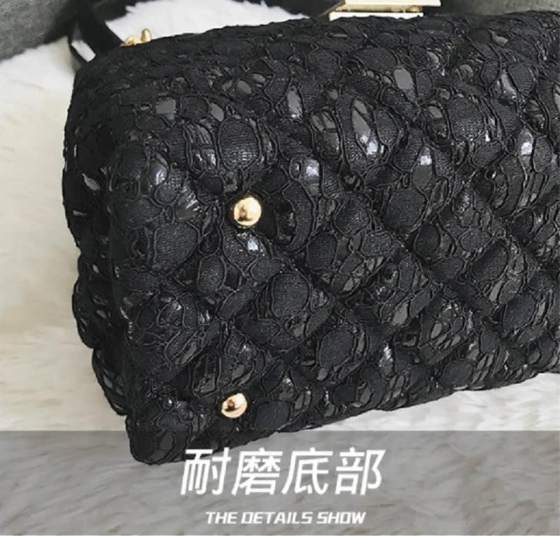 Модная женская сумка из искусственной кожи, маленькая сумка на плечо, декоративная металлическая цепь, Женская Повседневная Сумка-тоут