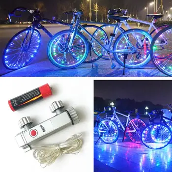 

Super Bright 20 LED Colorful Mountain Bike Light Cycling Spoke Wheel Lamp Waterproof Cycling Tyre Wheel Lights With Battery