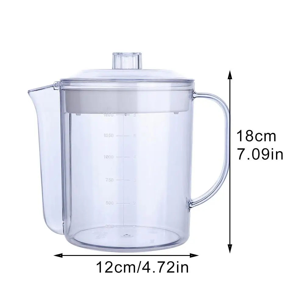 Creative Kitchen Strainer Oil Grease Storage Grease Strainer Container Oil-filtering Separating Pot For Kitchen Gadgets Tools