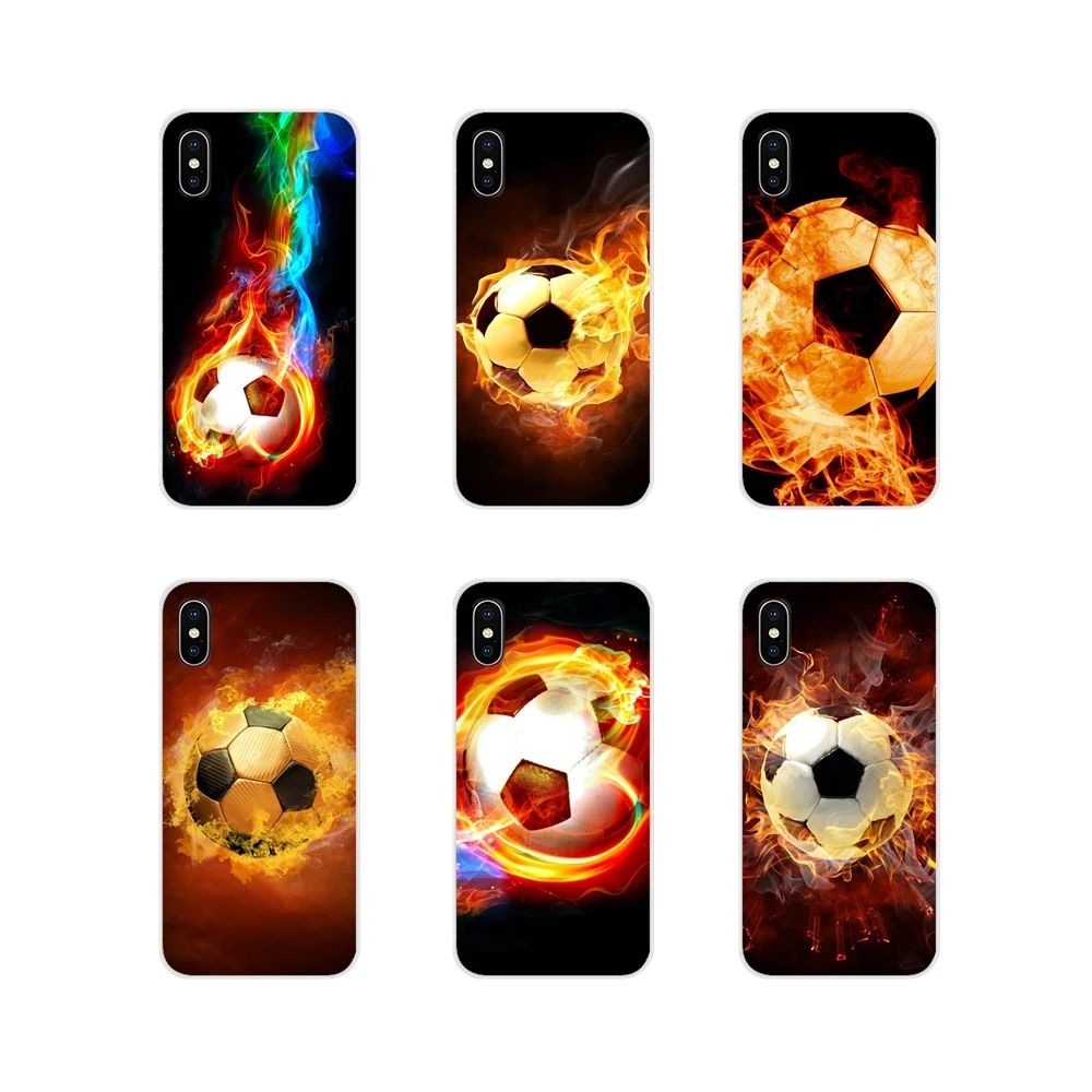 Аксессуары чехлы для телефонов Apple IPhone X XR XS 11Pro MAX 4S 5s 5C SE 6 S 7 8 Plus ipod touch 5 Футбольный