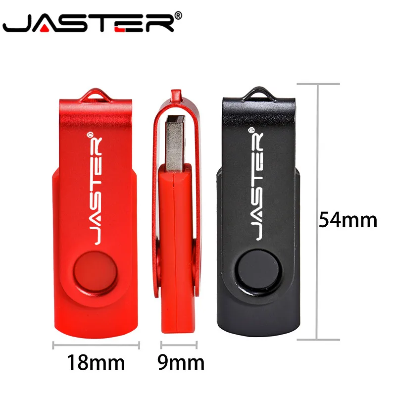 JASTER модный пластиковый вращающийся внешний накопитель USB 2 0 Флешка 4 ГБ 8 16 32 64 флэш