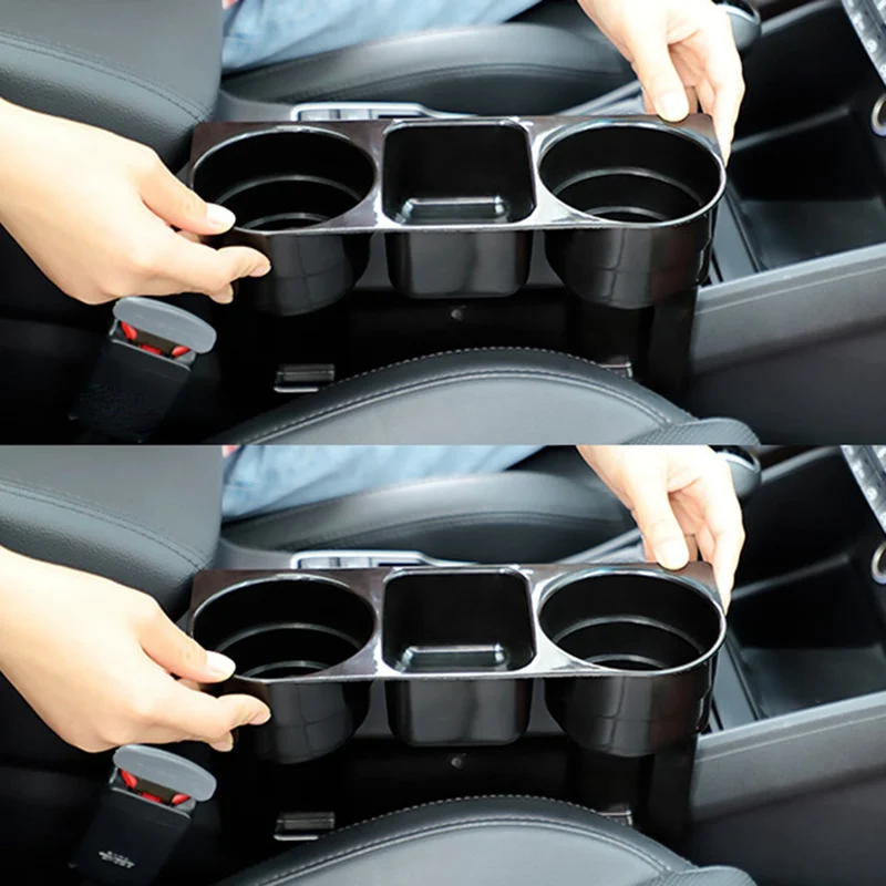 

Car Seat Gap Storage Box Black Plastics Auto Water Cup Mobile Phone Pocket Organizers Automoibe Seat Gap Holder Stowing Tidying