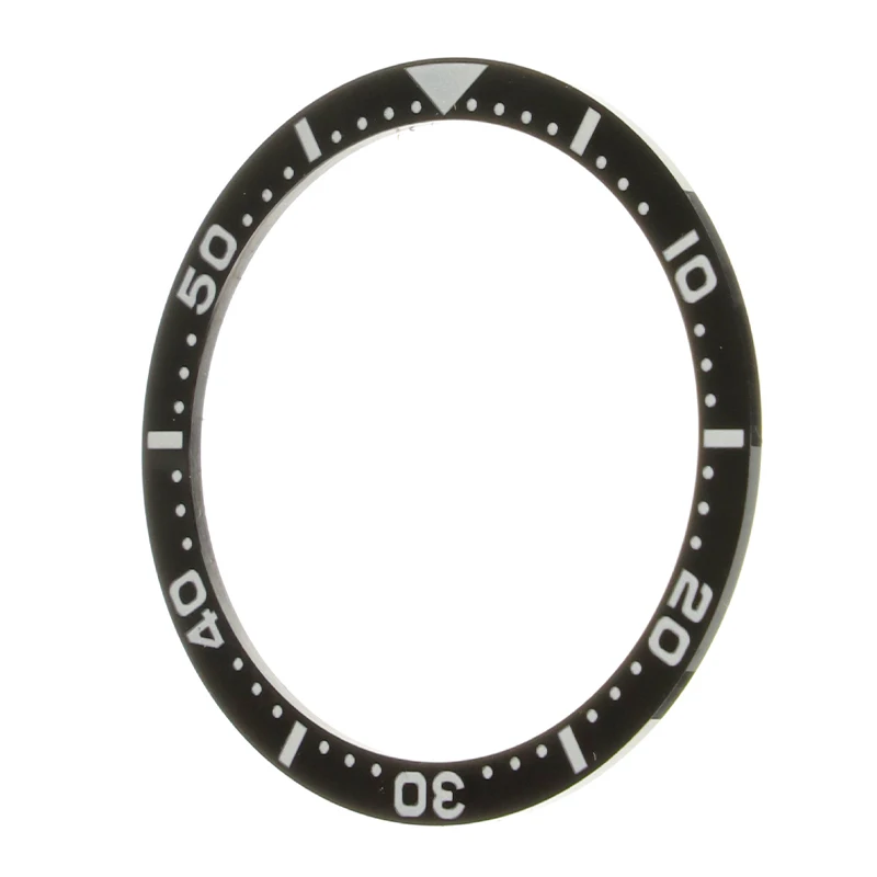 Watches Replace Accessories Black Ceramic Bezel Insert For Seiko Watch Face For Submariner Automatic Mens Watch 38*31.6*1mm afbeelding