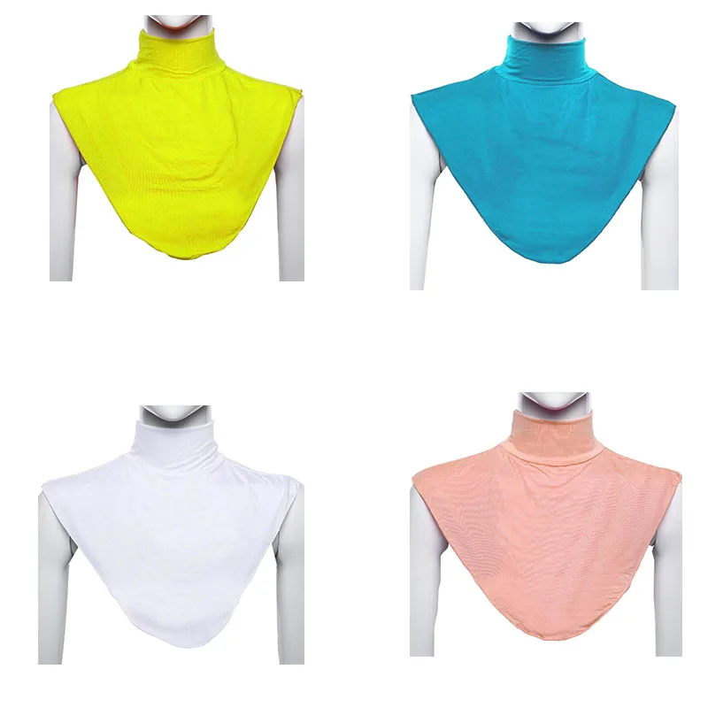 Для женщин с высоким плотно облегающим шею воротником Манишка мусульманских