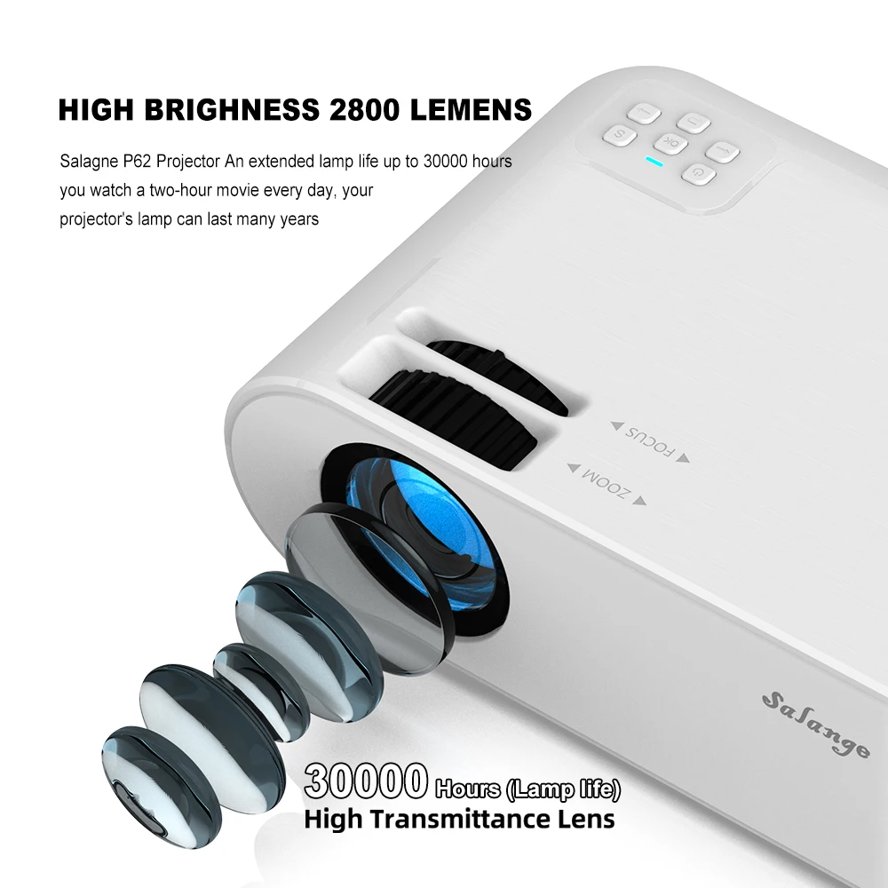 Newest UNIC UC46 LCD Mini Pico Projector Full HD 1080P Home Theater 1200Lumens 2.4G WIFI HDMI AV USB SD IR Portable Projetor