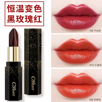 

Fast Hand-shaking Sound Hot Push the Temptation of an Angel Black Diamond Three-Color Lipstick Matte Fog Surface Long-lasting Mo