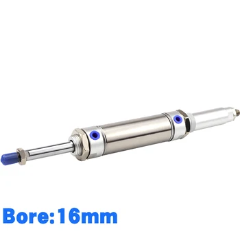 

Cilindro ajustable mayor 16, diámetro: 16mm, Carrera: tipo airtac 25/50/75/100/125/150/200-Smm