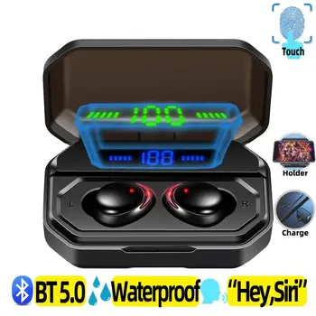 

TWS Earphone Bluetooth Headphone Wireless with Microphone Sport in Ear Headset Tws Stereo Waterproof Noise Canceling