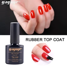Yayoge 10ml couche de finition en caoutchouc vernis à séchage rapide plus lumineux imbiber l'apprêt de vernis à Gel UV pas de couche de finition propre ongle de longue durée(China)