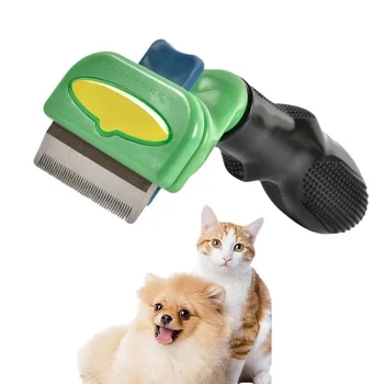 

Pet Dog Cat Hair Remover Brush Pet Grooming Tools Pet Trimmer Combs Stainless Steel Hair Shedding Trimmer Comb for Cat Pet