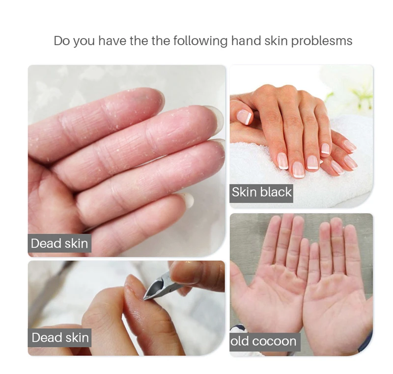 H56be8566723040098d5d530463e9aa31c 10Packs Exfoliating Hand Masks Wax Peel Moisturizing Spa Gloves Whitening Hand Mask Cream Hand Scrub Remove Dead Skin Hand Care
