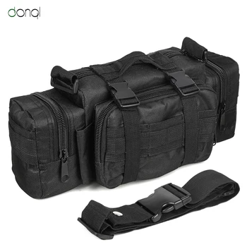 

DONQL Military Waist Bag Outdoor Fishing Tackle Storage Sport Backpack Hiking Fishing Hunting Camping Travel Water Resistant Bag