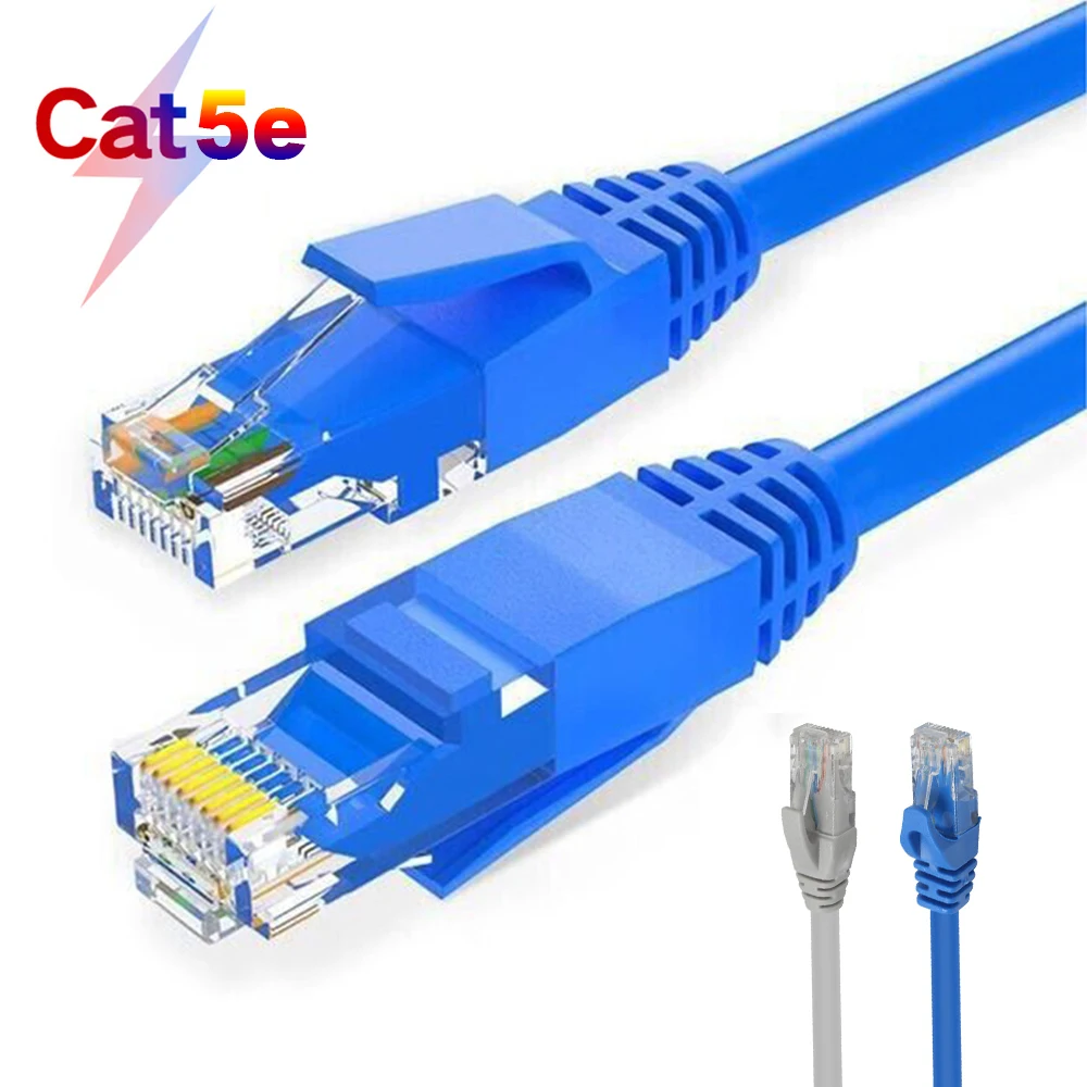 2M Meter Network Ethernet RJ45 Cat5E UTP PATCH Cable 2m Internet Lead 