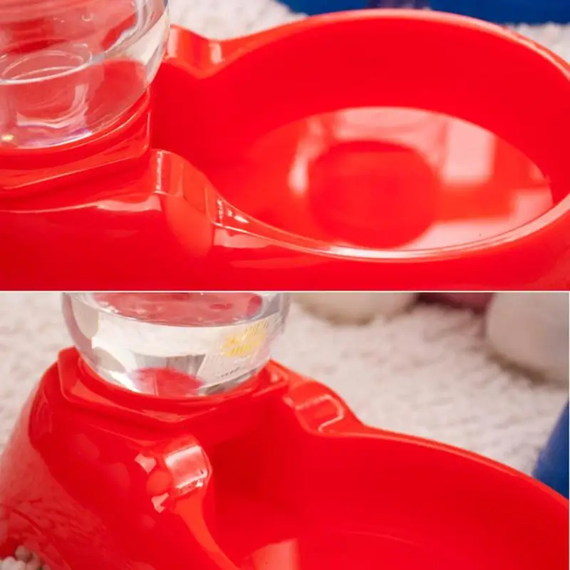 Pet Dog Puppy Cat Automatic Water Dispenser Food Dish Bowl Feeder