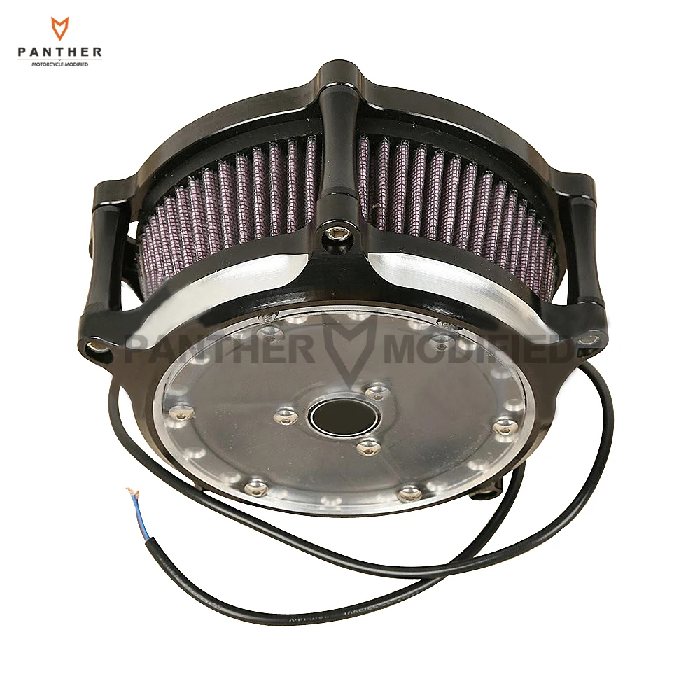 Черный контрастный светодиодный Чехол-фильтр для мотоцикла для Harley Sportster 1200 883 Iron Forty Eight