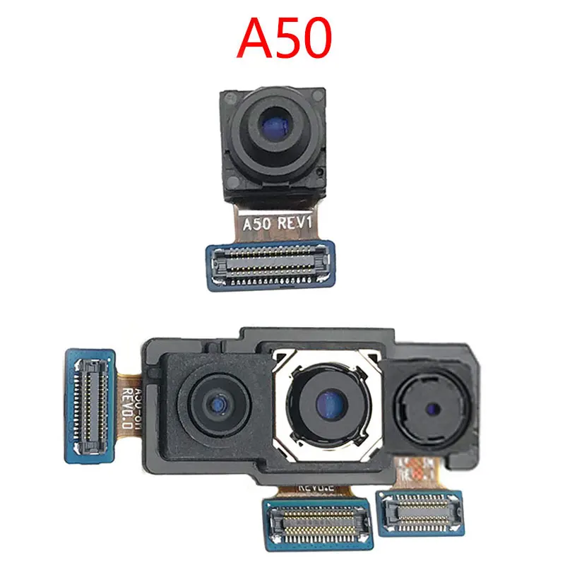 Задний Камера пенная спинная Камера для Samsung galaxу A50 A505 A505F фронтальная камера с гибким креплением кабель основной узором, большие и маленькие размеры