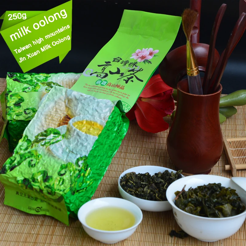 

2017 year good tea Taiwan high mountains Jin Xuan Milk Oolong Tea wulong milk tea green the tea with milk flavor rfree shipping