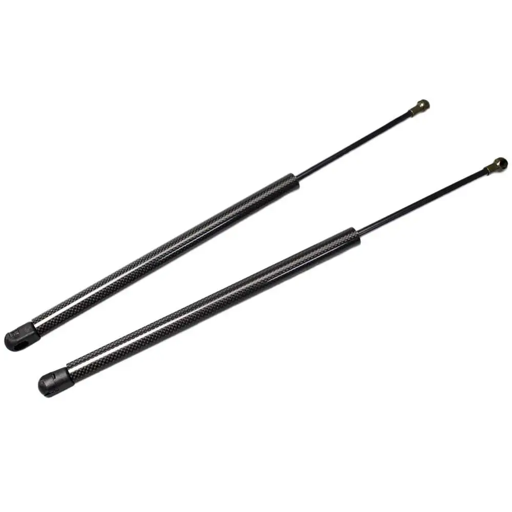 Black Carbon Fiber 2 шт авто крышка переднего капота автомобиля газовая пружина Лифт поддержка демпферные стойки для Toyota Sequoia 2008- для Toyota Tundra 739 мм - Цвет: Black Carbon Fiber
