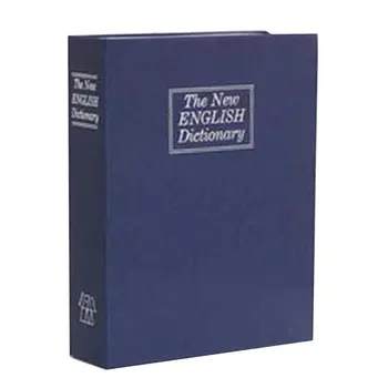 

Creative English Dictionary Deposit Money Box Piggy Bank With Key Lock Storage Box for Valuables Jewellery Cash