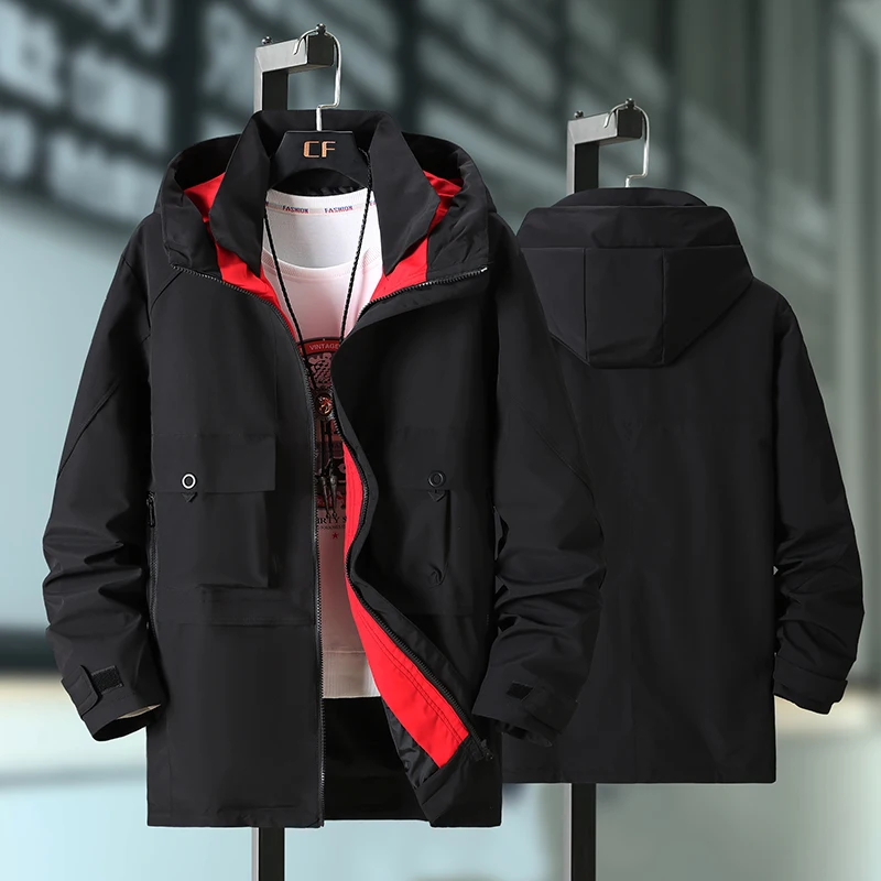 Promotion Plus 10XL 9XL 8XL 7XL 6XL Men Jacket Coat Fashion Trench Coat New Spring Brand Casual Fit Overcoat Jacket Outerwear Male